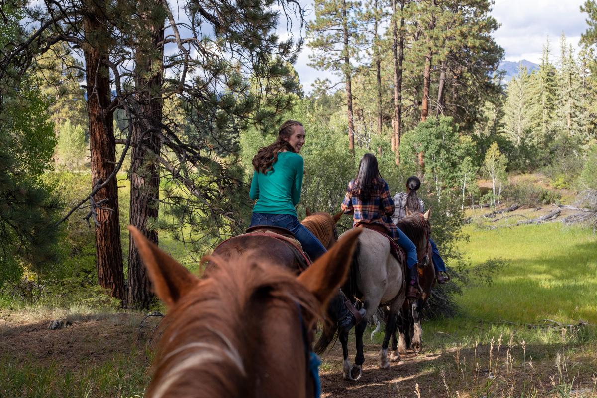 Horseback Riding at Bears Ranch During Summer | Hans Hollenbeck | Visit Durango