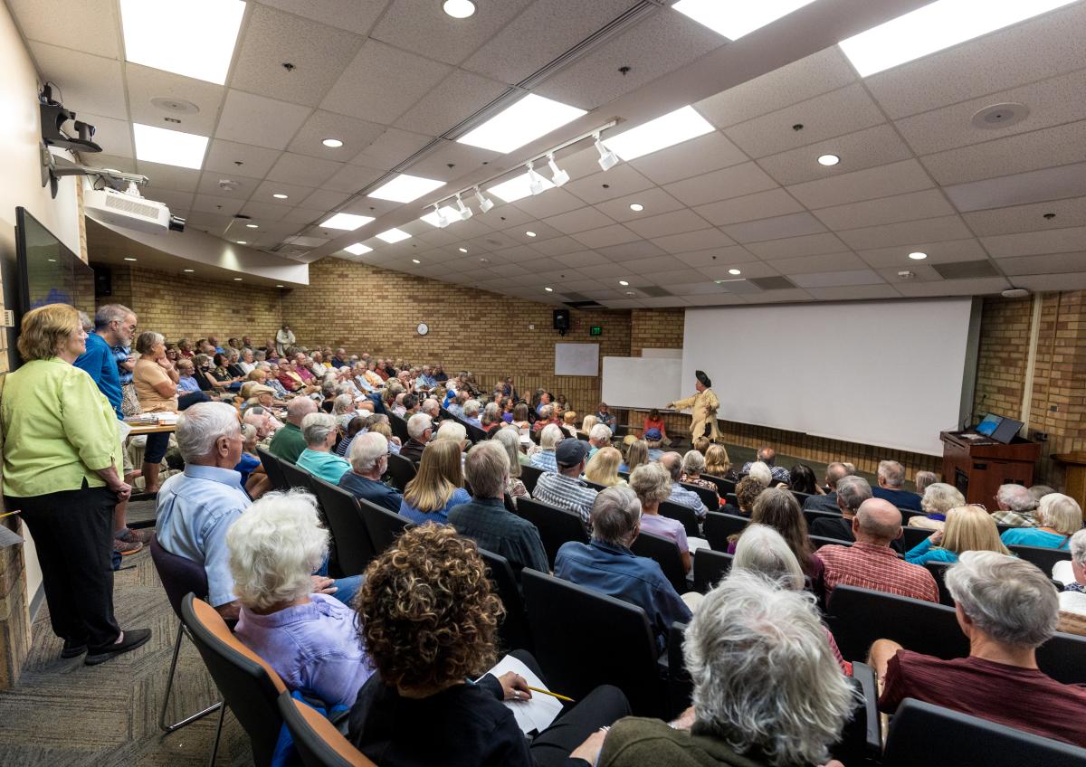 Tribal Tales with Meriwether Lewis at Fort Lewis College During Fall