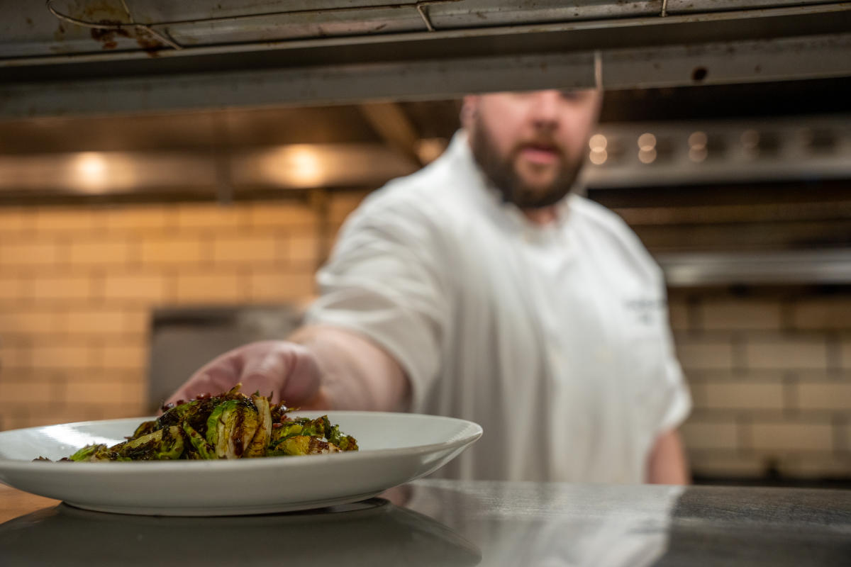 Dinner at the Mahogany Grille in the Strater