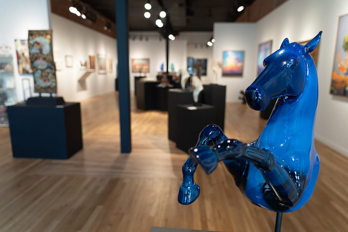 Interior of Blue Rain Gallery, Durango, CO