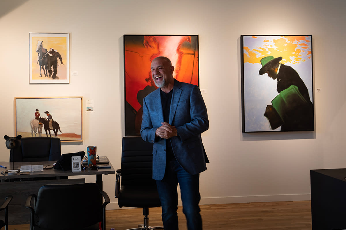 Interior of Blue Rain Gallery, Durango, CO