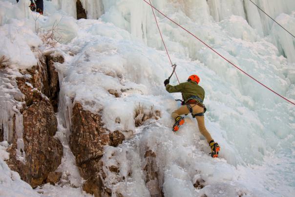 Ice Climbing at Ouray