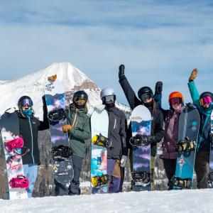 Snowboarding at Purgatory Resort During Winter